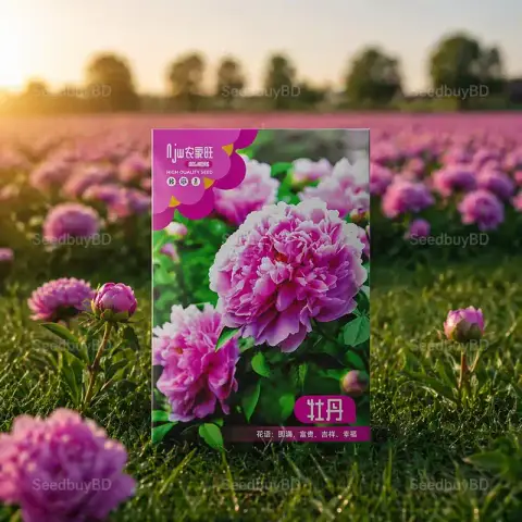 পিওনি ফুলের বীজ (20+ Seeds) – বড় ফুল, সুগন্ধি ও প্রিমিয়াম লুক