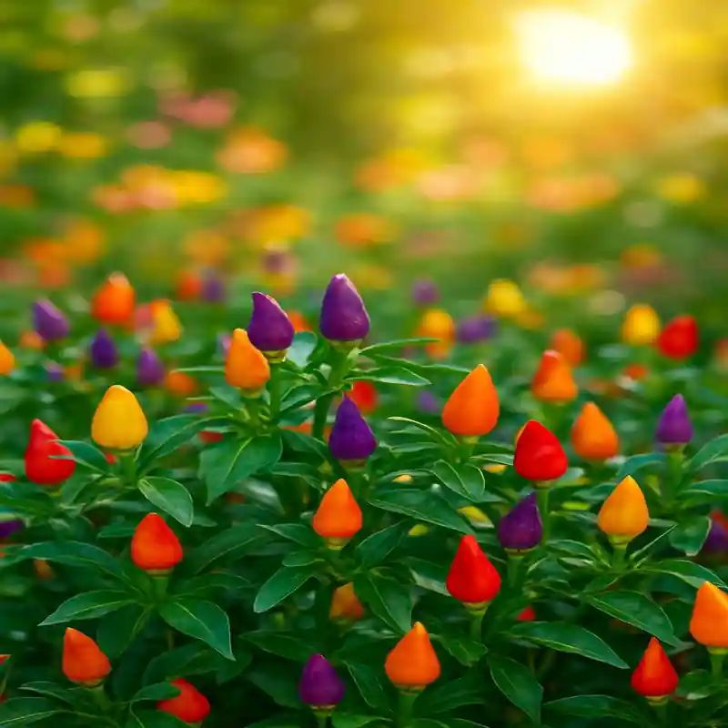 কালারফুল মরিচ বীজ (Mix Color Peppers – 100+ Seeds) 🌶️✨ 2
